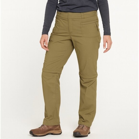 REI Sahara Convertible Pants Women’s Khaki Hiking Outdoor 4P UPF30+ - Picture 1 of 8